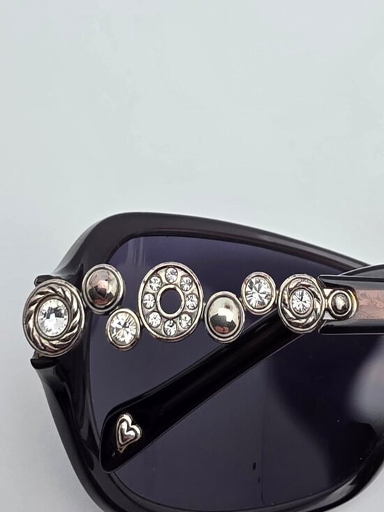 Brighton Ring Tones Crystal Grey Rhinestone Frame Grey Lens Sunglasses 61-15-130 main image 13